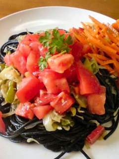 長ネギとフレッシュトマトのパスタ-レシピのメイン写真