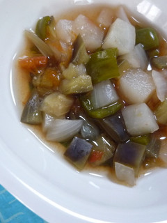 離乳食 ころころ夏野菜の和風煮-レシピのメイン写真