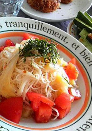 そうめんdeパスタ?-レシピのメイン写真