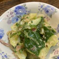 รูปของ キュウリの味噌和え