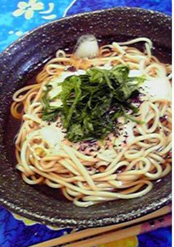 さっぱり☆+゜ゆかり＆とろろ蕎麦-レシピのメイン写真