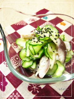 自家製のがりとしめ鯖のさっぱり酢の物-レシピのメイン写真