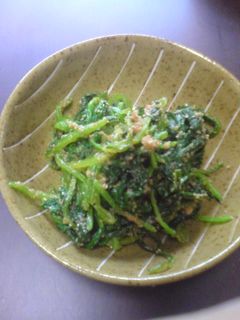 ほうれん草の胡麻和え-レシピのメイン写真