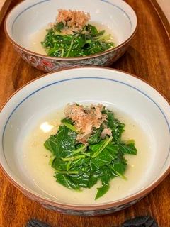 モロヘイヤの汁だくおひたし-レシピのメイン写真