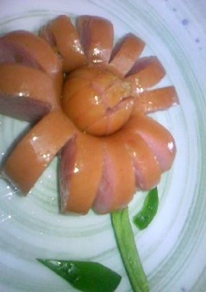 簡単!!お弁当に✿ウインナーのひまわり✿-レシピのメイン写真