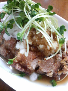 夏にサッパリと!チキン竜田のおろしぽん酢-レシピのメイン写真