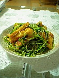 豆苗とうすあげのおひたし-レシピのメイン写真