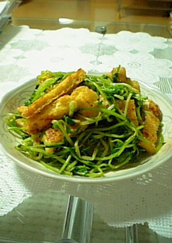 豆苗とうすあげのおひたし-レシピのメイン写真