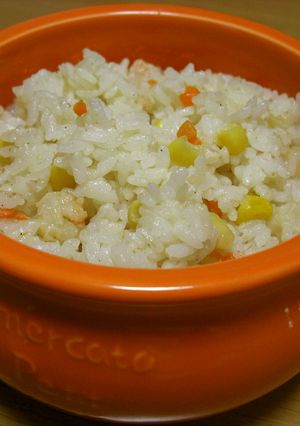 暑い夏にぴったり！炊飯器DEえびピラフ♪-レシピのメイン写真