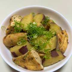 รูปของ がんもとさつまいもの煮物