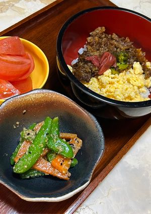 【健康介護】スナップエンドウの胡麻和え-レシピのメイン写真