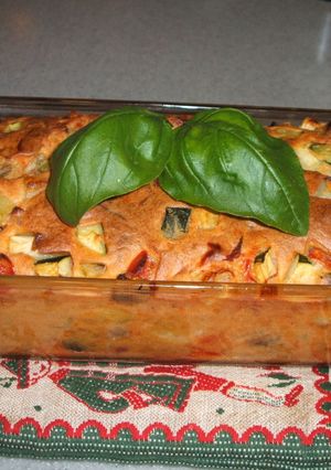 夏野菜のパウンドケーキ風キッシュ-レシピのメイン写真