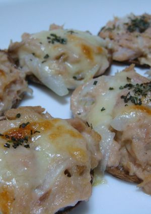 お弁当に！しいたけのシーチキンマヨ♪-レシピのメイン写真