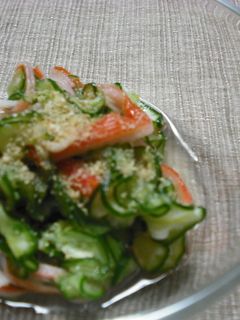 きゅうりとカニカマの酢の物-レシピのメイン写真