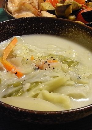 キャベツすうぷ☆ブルーチーズ味-レシピのメイン写真
