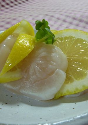 ホタテ貝柱のレモン風味-レシピのメイン写真