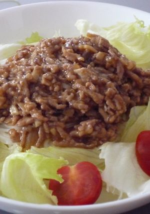 面倒な味付け不要！肉味噌そうめん-レシピのメイン写真