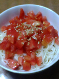 トマト DE そうめん-レシピのメイン写真
