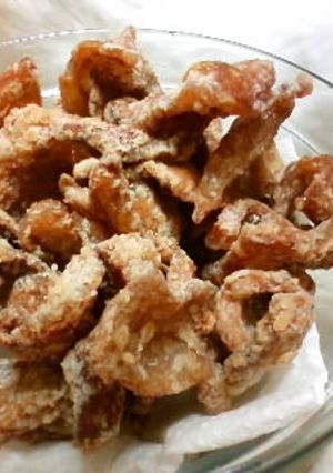 鶏皮のめっちゃカリカリ揚げ-レシピのメイン写真