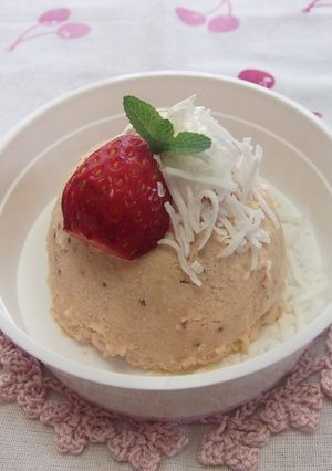 ストロベリーアイス×ココナッツ-レシピのメイン写真