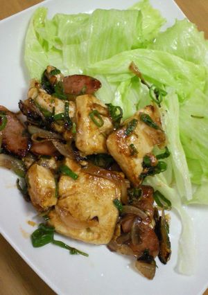 木綿豆腐で簡単★ヘルシー焼肉風-レシピのメイン写真