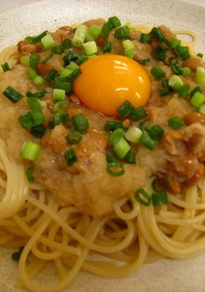 納豆おろしパスタ-レシピのメイン写真