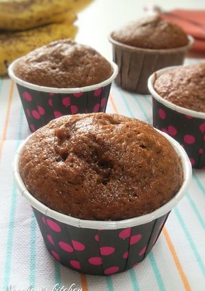息子お気に入り♡チョコバナナカップケーキ-レシピのメイン写真