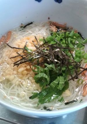 夏☆冷製お茶漬けそうめん-レシピのメイン写真