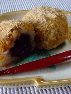粒あん入りきなこおはぎ」^-^「-レシピのメイン写真