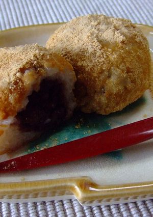 粒あん入りきなこおはぎ」＾－＾「-レシピのメイン写真