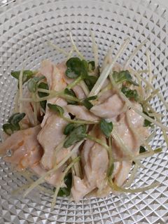 サラダチキンのラー油マヨネーズ和え-レシピのメイン写真