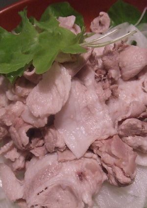 夏バテ防止!豚こま冷しゃぶ-レシピのメイン写真