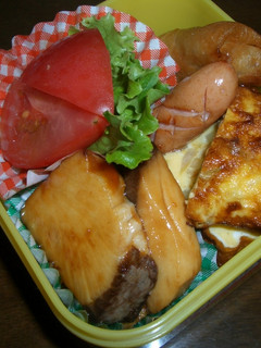 パパのお弁当にぶりの煮付け♪-レシピのメイン写真