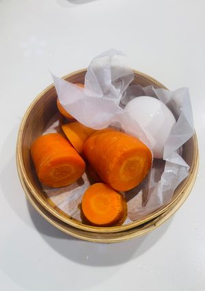 せいろ蒸しご飯★人参と卵のサラダ-レシピのメイン写真