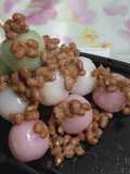 納豆3色🍡団子餅 山形郷土料理仕立て🤣