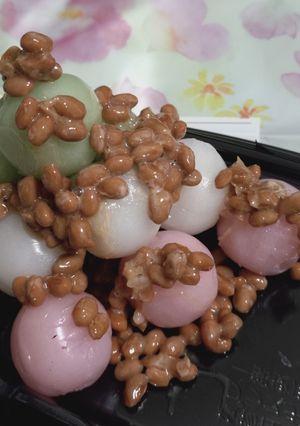 納豆3色🍡団子餅 山形郷土料理仕立て🤣-レシピのメイン写真