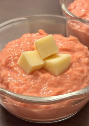 大根で作るクリームトマト味のライスサラダ-レシピのメイン写真