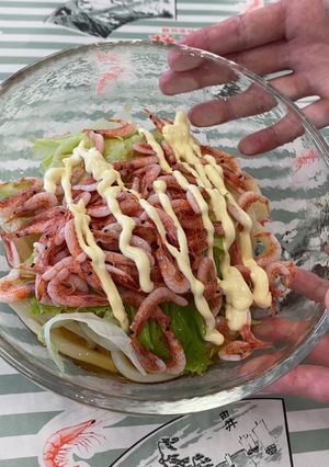 夏にぴったり釜揚げ桜えびのサラダうどん-レシピのメイン写真