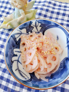 蓮根の梅酢漬け-レシピのメイン写真