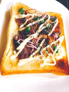 いわし蒲焼き缶トースト-レシピのメイン写真