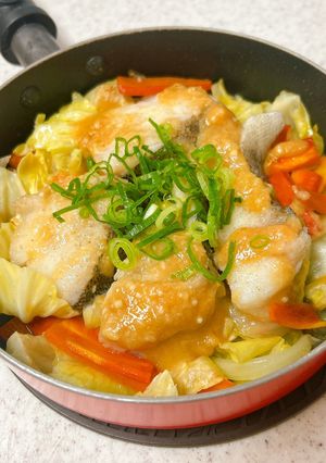 食感楽しい♪真鱈のちゃんちゃん焼き-レシピのメイン写真