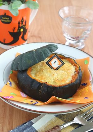 【ハロウィン】かぼちゃのスコップコロッケ-レシピのメイン写真