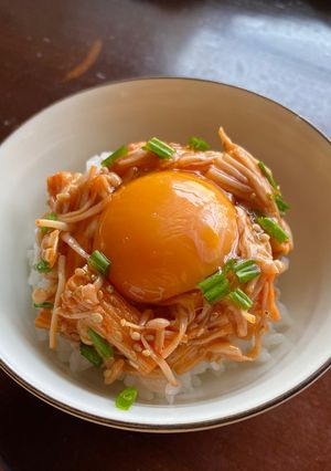 簡単！腸活！えのきユッケ-レシピのメイン写真