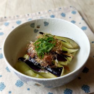 なす1本☆簡単！レンジで煮浸し