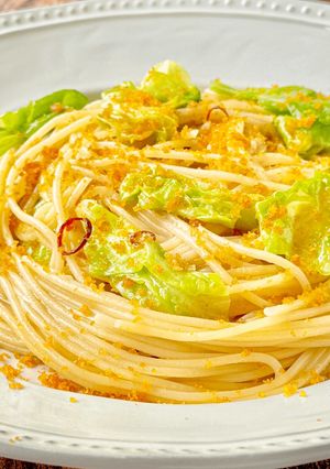 95℃ 春キャベツとからすみスパゲッティ-レシピのメイン写真