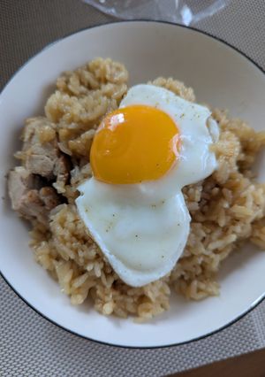 炊飯器でガーリックチキンライス-レシピのメイン写真