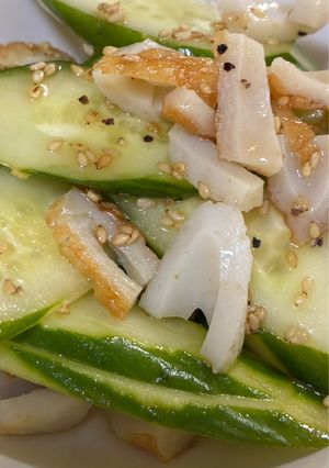 きゅうりとちくわのカレー風味サラダ-レシピのメイン写真