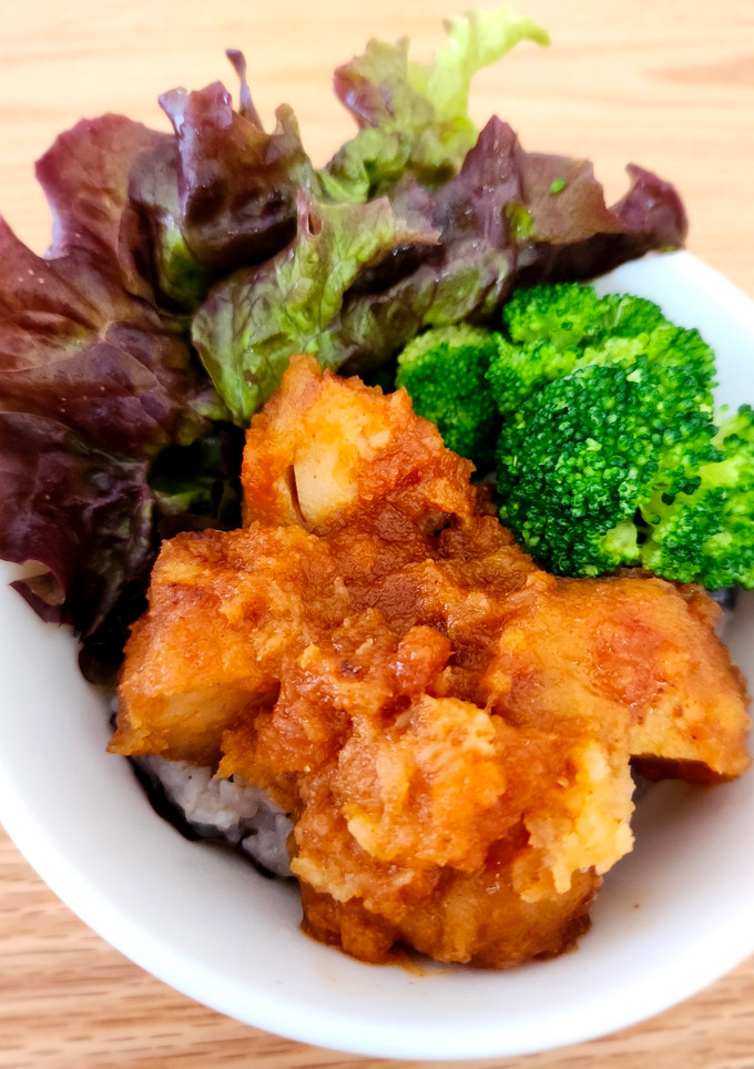 冷凍唐揚げを使ったピリ辛おろし唐揚げ丼-レシピのメイン写真