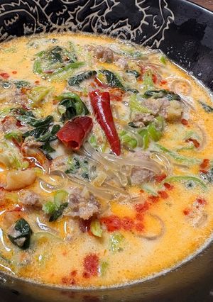 塩分2.1:坦々春雨スープ-レシピのメイン写真
