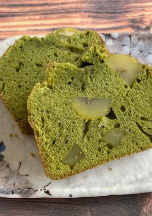 栗と抹茶のパウンドケーキ✨-レシピのメイン写真